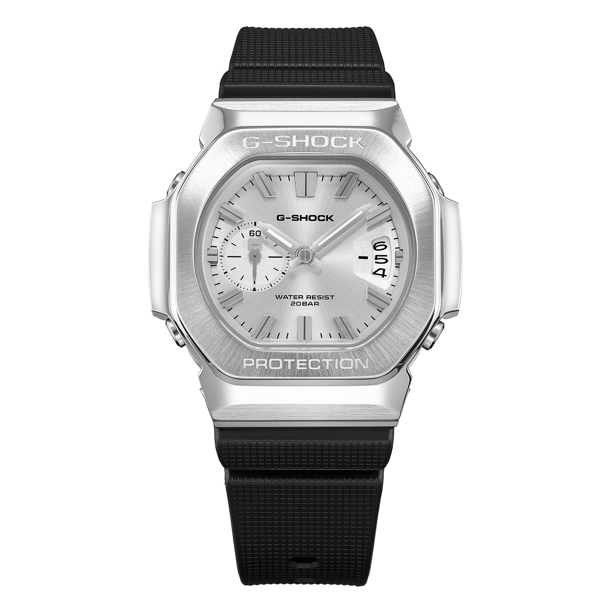 G-Shock Analog 2500 Metal Covered 43.8mm Silver Dial Men's Watch GMC2500-1A8