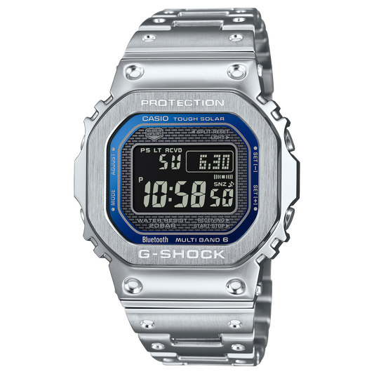 G-Shock Digital Full Metal Blue Dial Men's Watch GMWB5000D-2