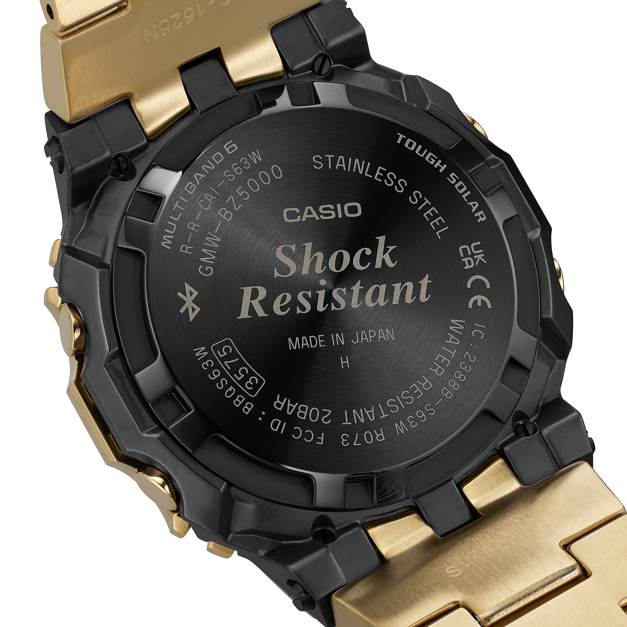 G-Shock Full Metal 5000 Series 43.6mm Digital/Black Dial Men's Watch GMWBZ5000GD9