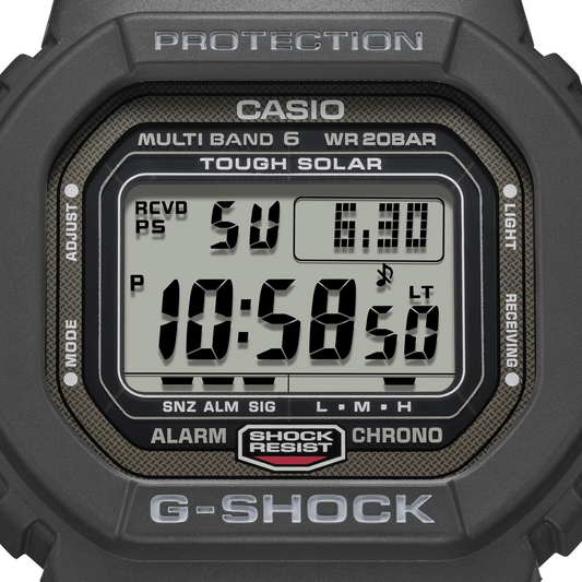 G-Shock Digital 5600 Series 42.8mm Digital/Black Dial Men's Watch GW5000U-1