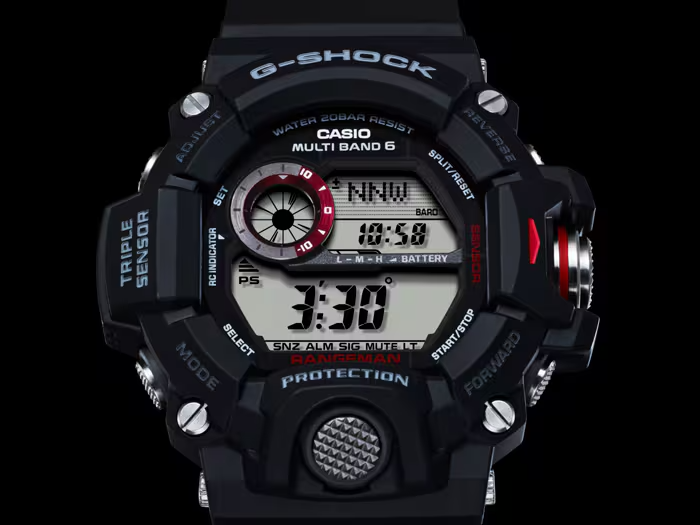 G-Shock Master of G-Land GW-9400 Series 53.5mm Black/Digital Dial Men's Watch GW9400-1