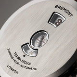 Bremont Terra Nova Jumping Hour 38mm Silver Closed-Case Design Dial Men's Watch TN38-JH-SS-CC-B