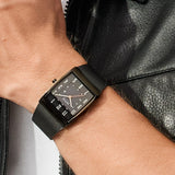 BERING Solar Polished Grey 33mm Black Dial Men's Watch 16433-377