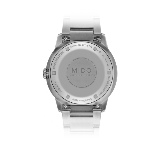 Mido Commander Lady 35mm White Mother of Pear Dial Women's Watch M0212071110600