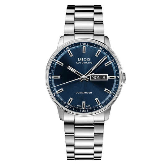 Mido Commander Datoday 40mm Blue Dial Men's Watch M0214301104100