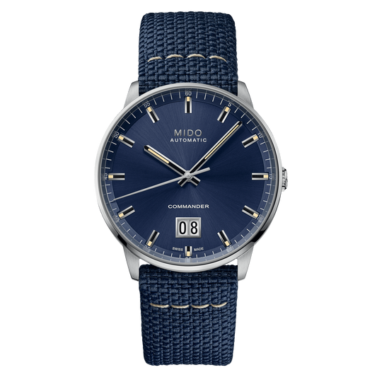 Mido Commander Big Date 42mm Blue Dial Men's Watch M0216261704100