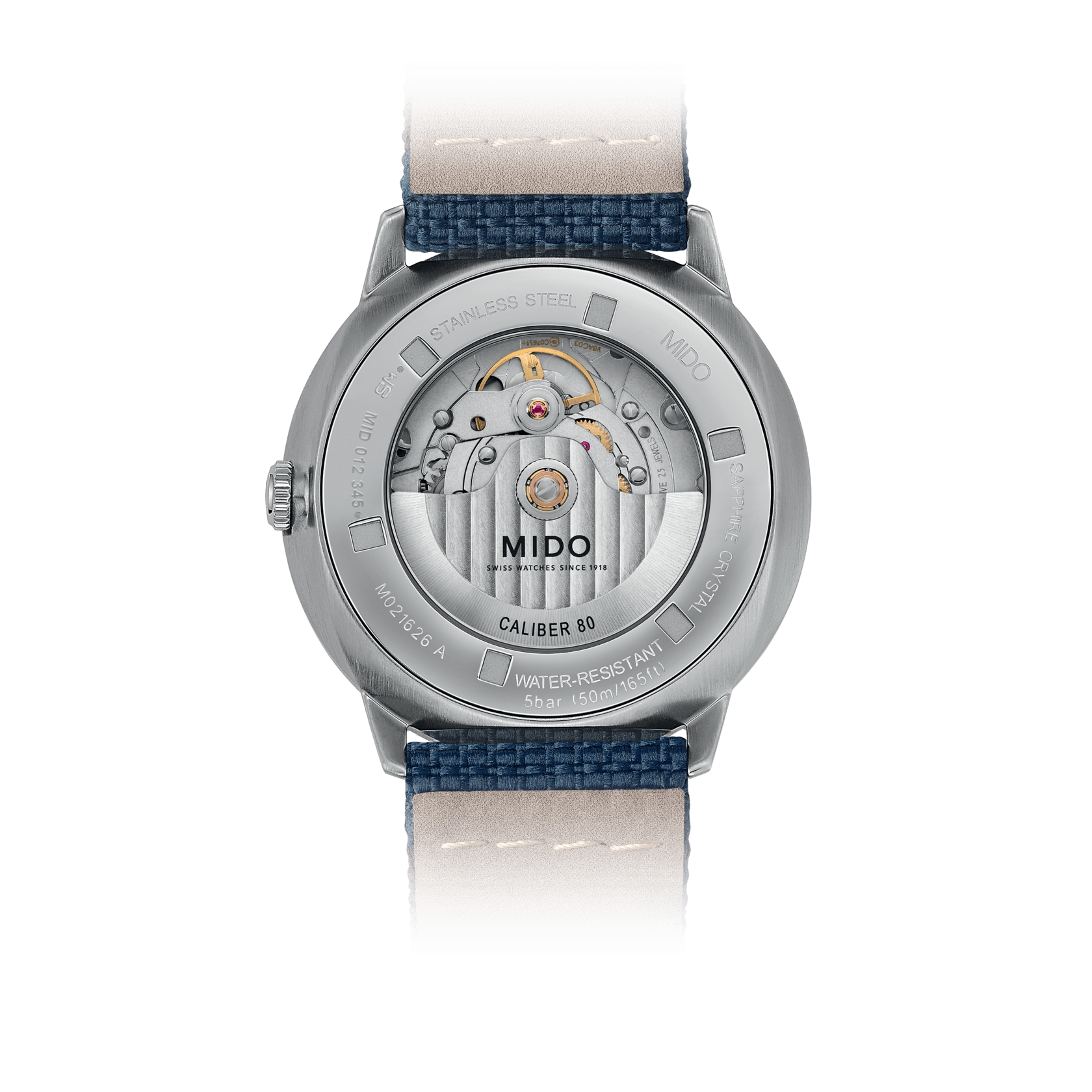 Mido Commander Big Date 42mm Blue Dial Men's Watch M0216261704100