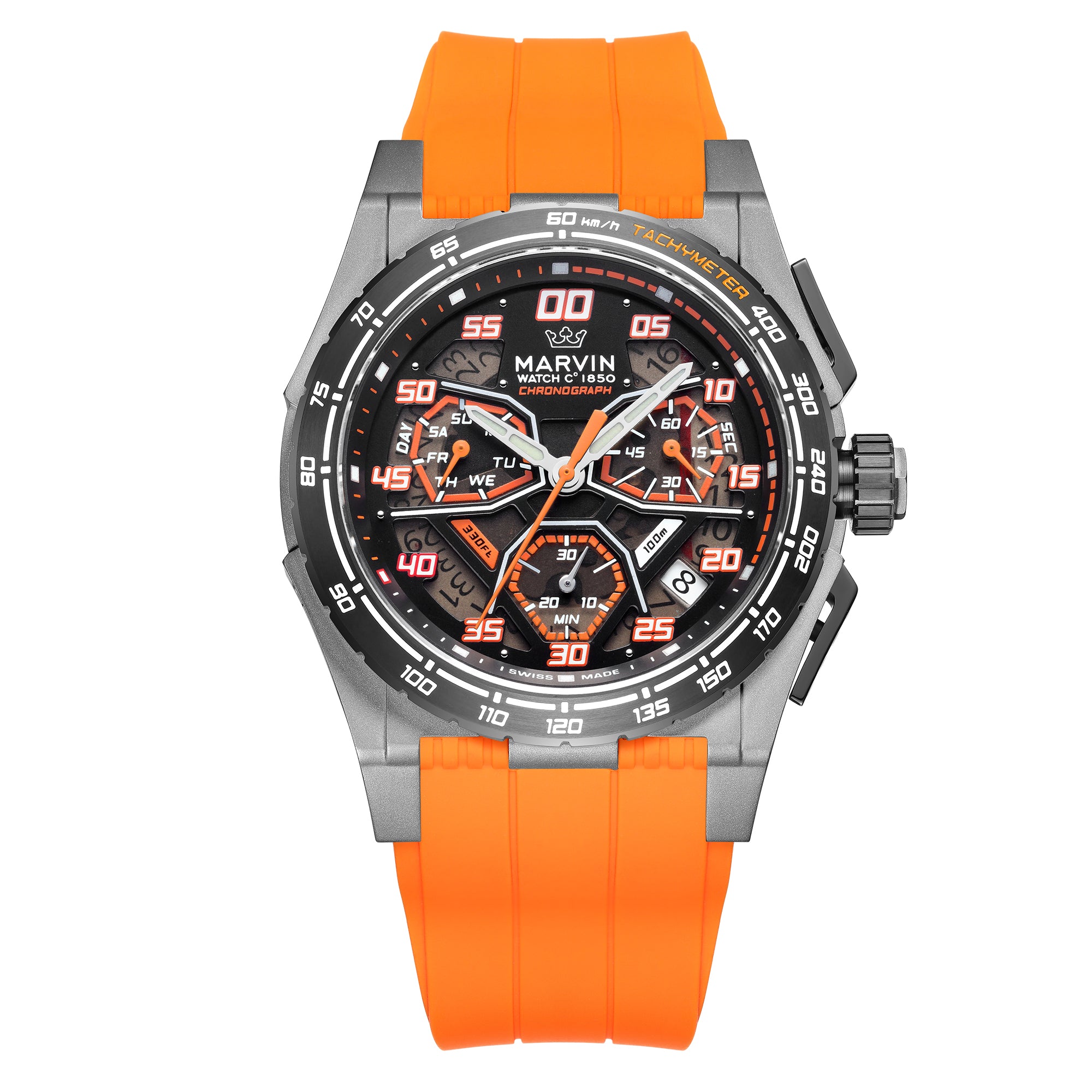 Marvin Other 45mm Black Dial Men's Watch M023.15.46.96