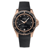 Mido Ocean Star 36.5mm Black-Rose Gold Diamonds Womens' Watch M0262073705600