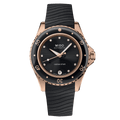 Mido Ocean Star 36.5mm Black-Rose Gold Diamonds Womens' Watch M0262073705600