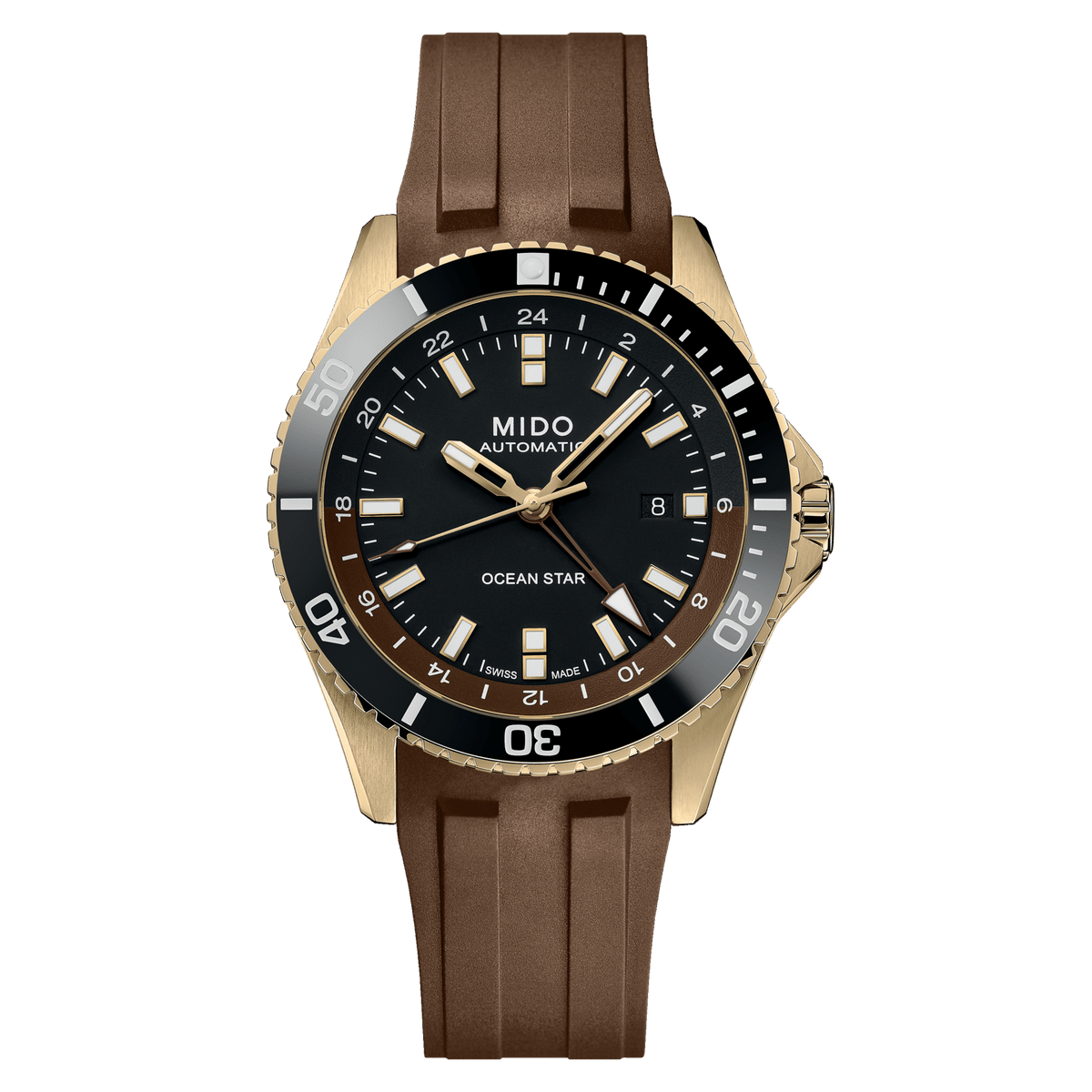 Mido Ocean Star GMT 44mm Black Dial Men's Watch M0266293729100