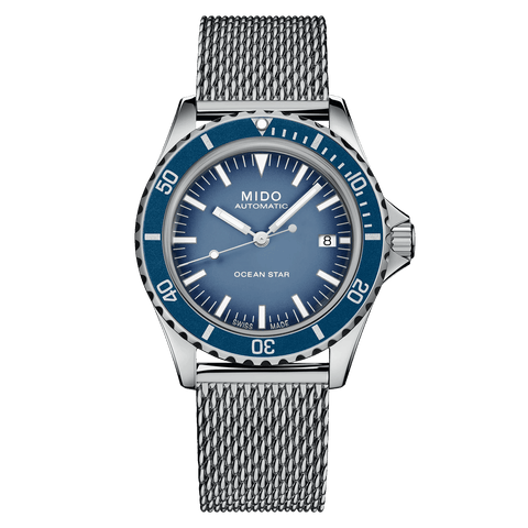 Mido Ocean Star Tribute Special Edition Blue Gradient Dial Men's Watch M0268071104101