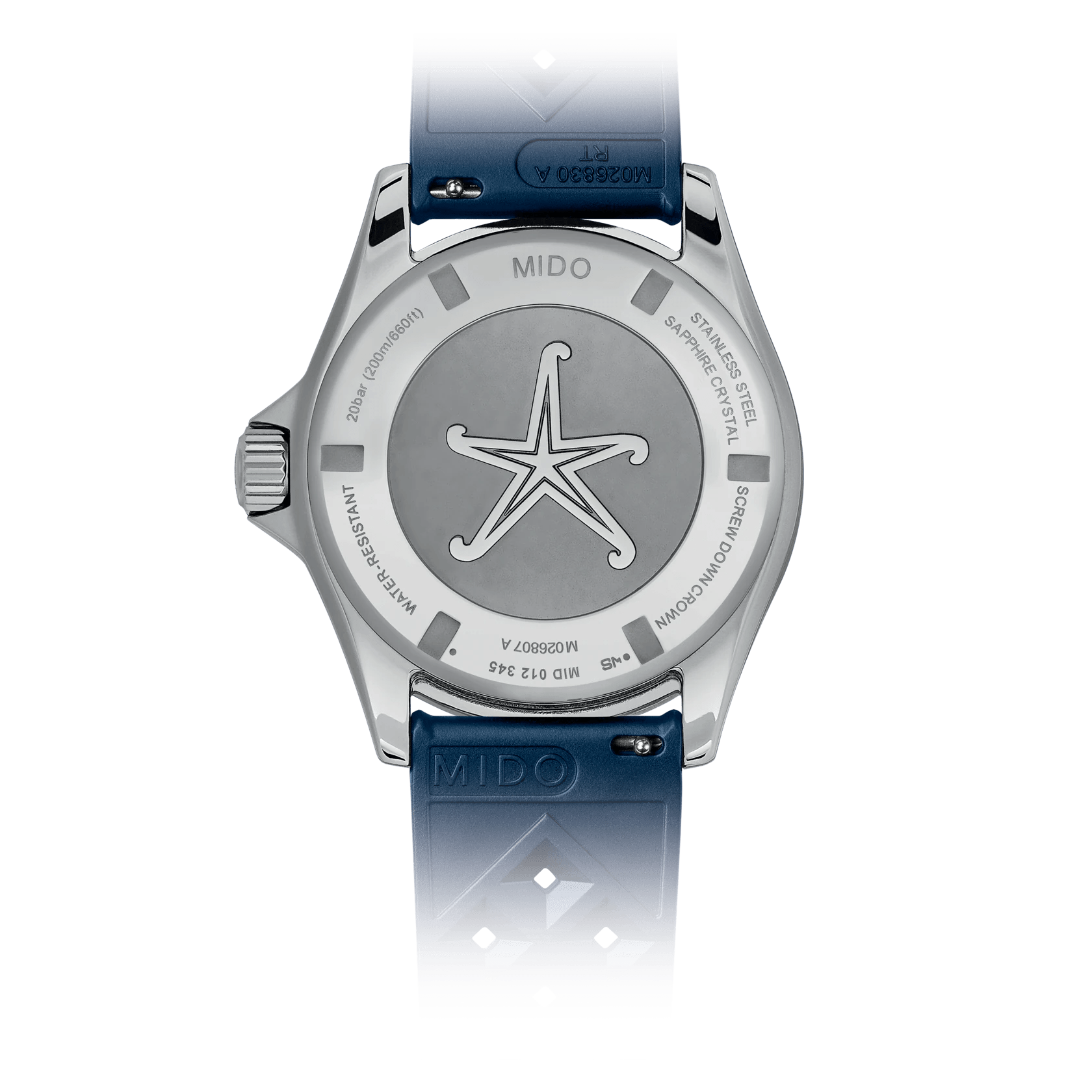 Mido Ocean Star Tribute Special Edition Blue Gradient Dial Men's Watch M0268071104101