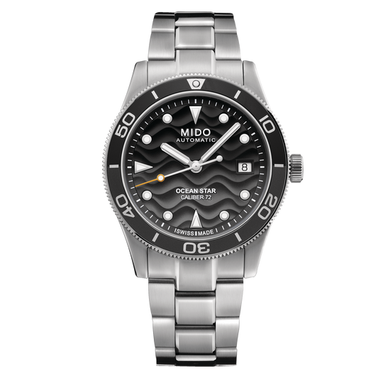 Mido Ocean Star 39mm Grey Gradient Steel Men's Watch M0269071106100