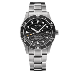 Mido Ocean Star 39mm Grey Gradient Steel Men's Watch M0269071106100