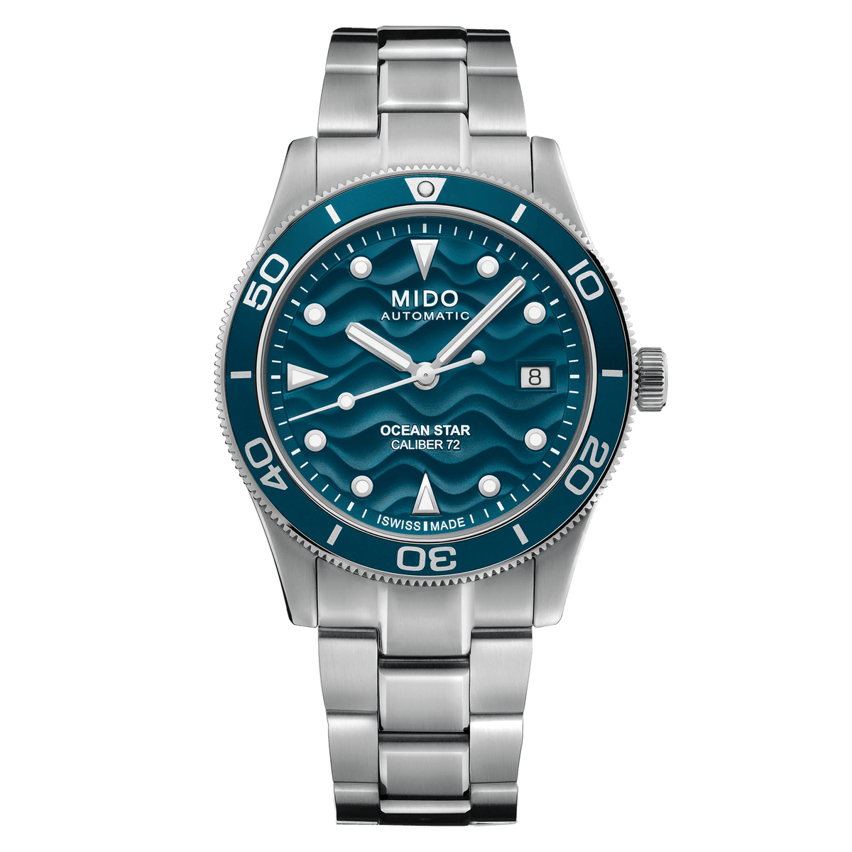 Mido Ocean Star 39mm Blue Dial Men's Watch M0269071104101
