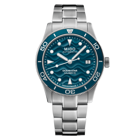 Mido Ocean Star 39mm Blue Dial Men's Watch M0269071104101