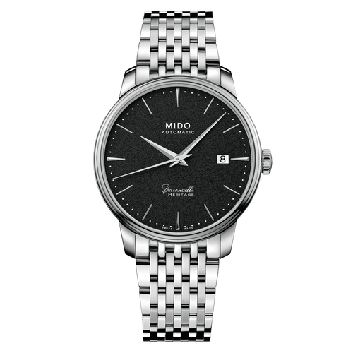Mido Baroncelli Heritage 39mm Black Dial Men's Watch M0274071105100