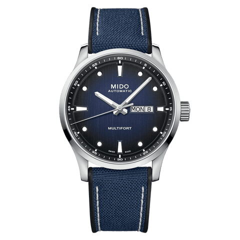 Mido Multifort M Blue Gradient Dial Men's Watch M0384301704100