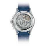 Mido Multifort Skeleton Chronograph 43mm Blue Dial Men's Watch M0386621704000