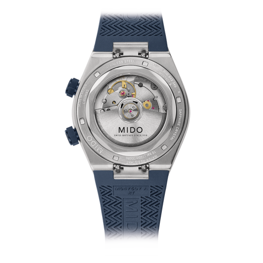 Mido Multifort 8 Two Crowns 40mm Blue Men's Watch M0475071704100