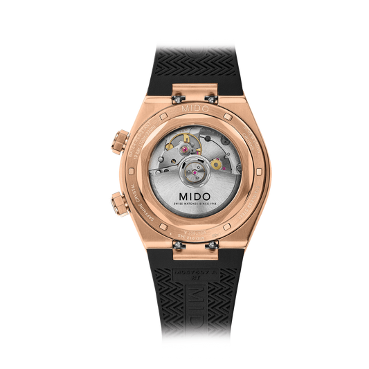 Mido Multifort 8 Two Crowns 40mm Black Dial Men's Watch M0475073705100