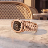Mido Multifort TV 28 28mm Brown Dial Women's Watch M0491103329600