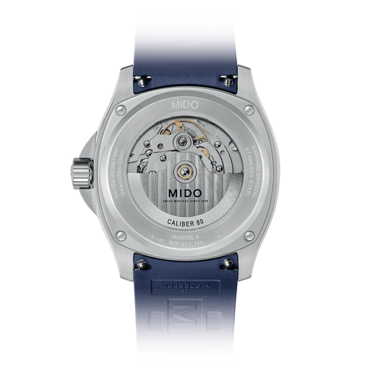 Mido Multifort TV Big Date Blue Dial Blue Strap Men's Watch M0495261704100