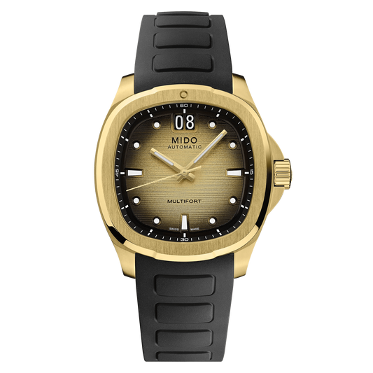 Mido Multifort TV Big Date 40mm Champagne Dial Men's Watch M0495263302100