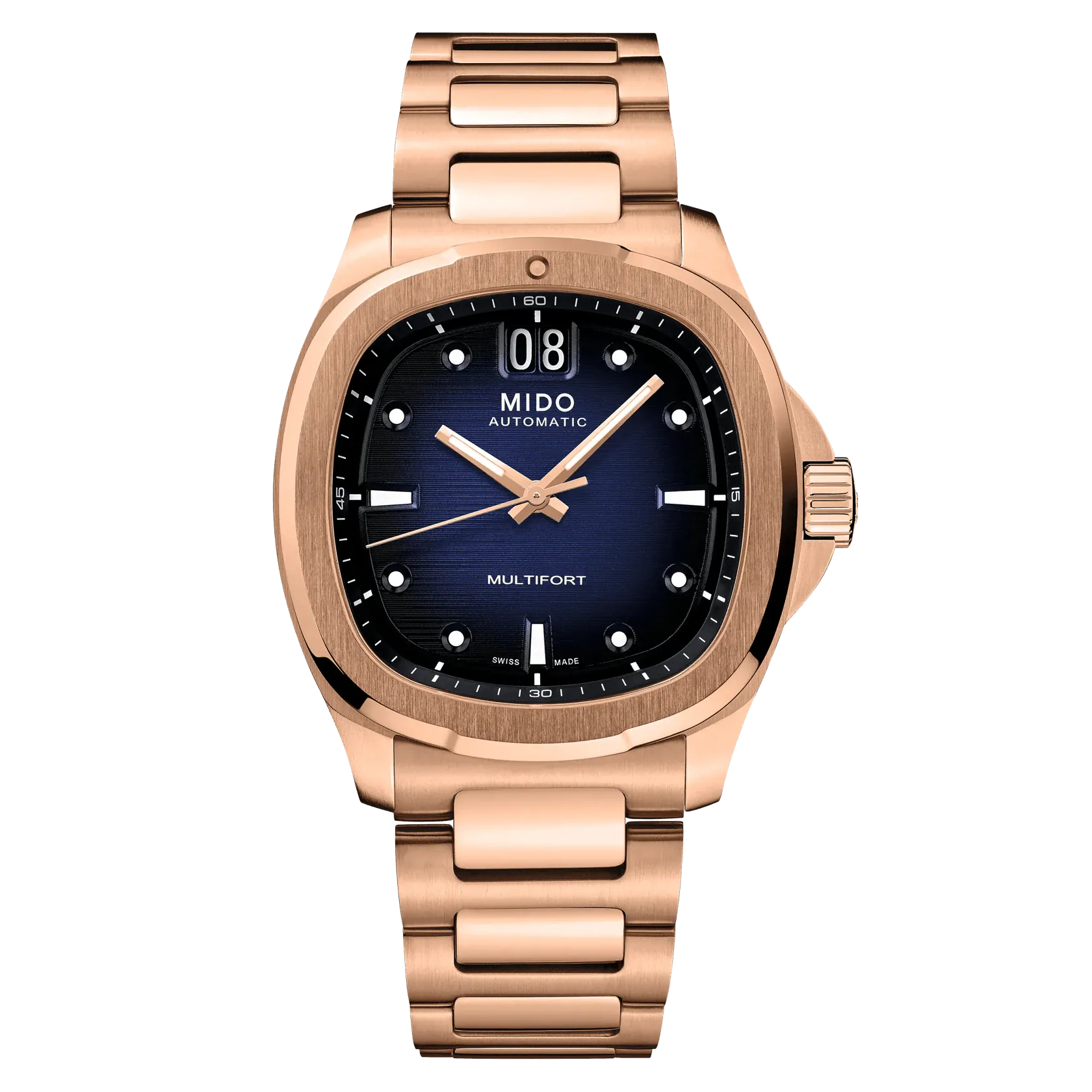 Mido Multifort TV Big Date 40mm Blue Dial Men's Watch M0495263304100