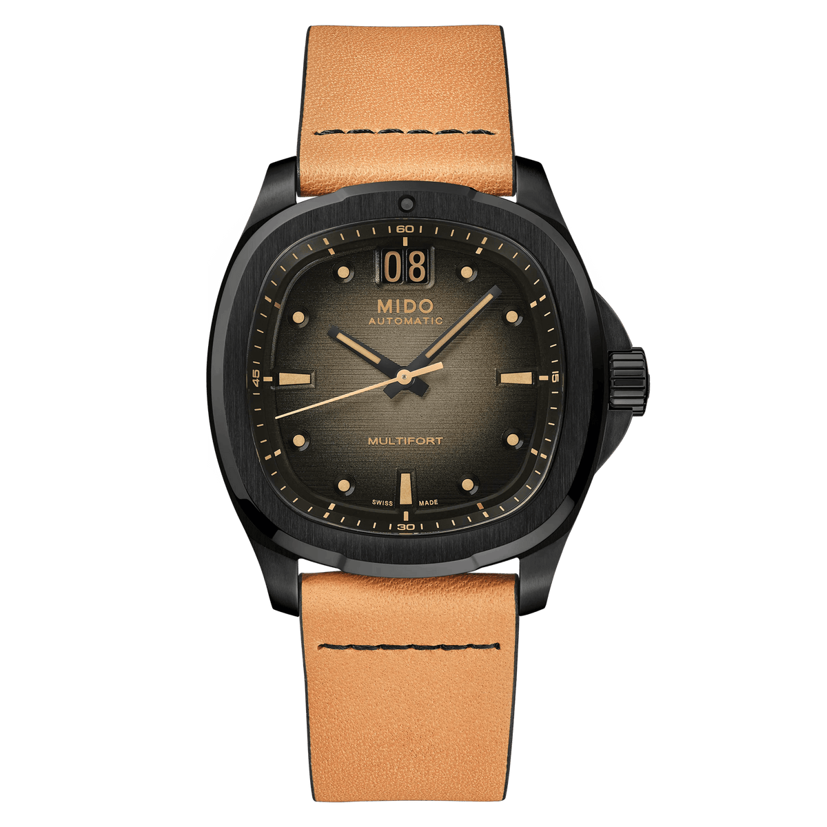 Mido Multifort TV Big Date 40mm Grey Dial Men's Watch M0495263608100