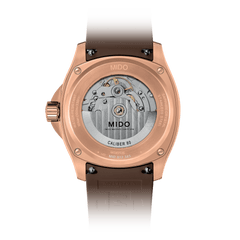 Mido Multifort TV Big Date Rose Gold PVD Men's Watch M0495263729100