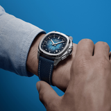 Mido Multifort TV Chronograph 42mm Blue Dial Men's Watch M0495271104100