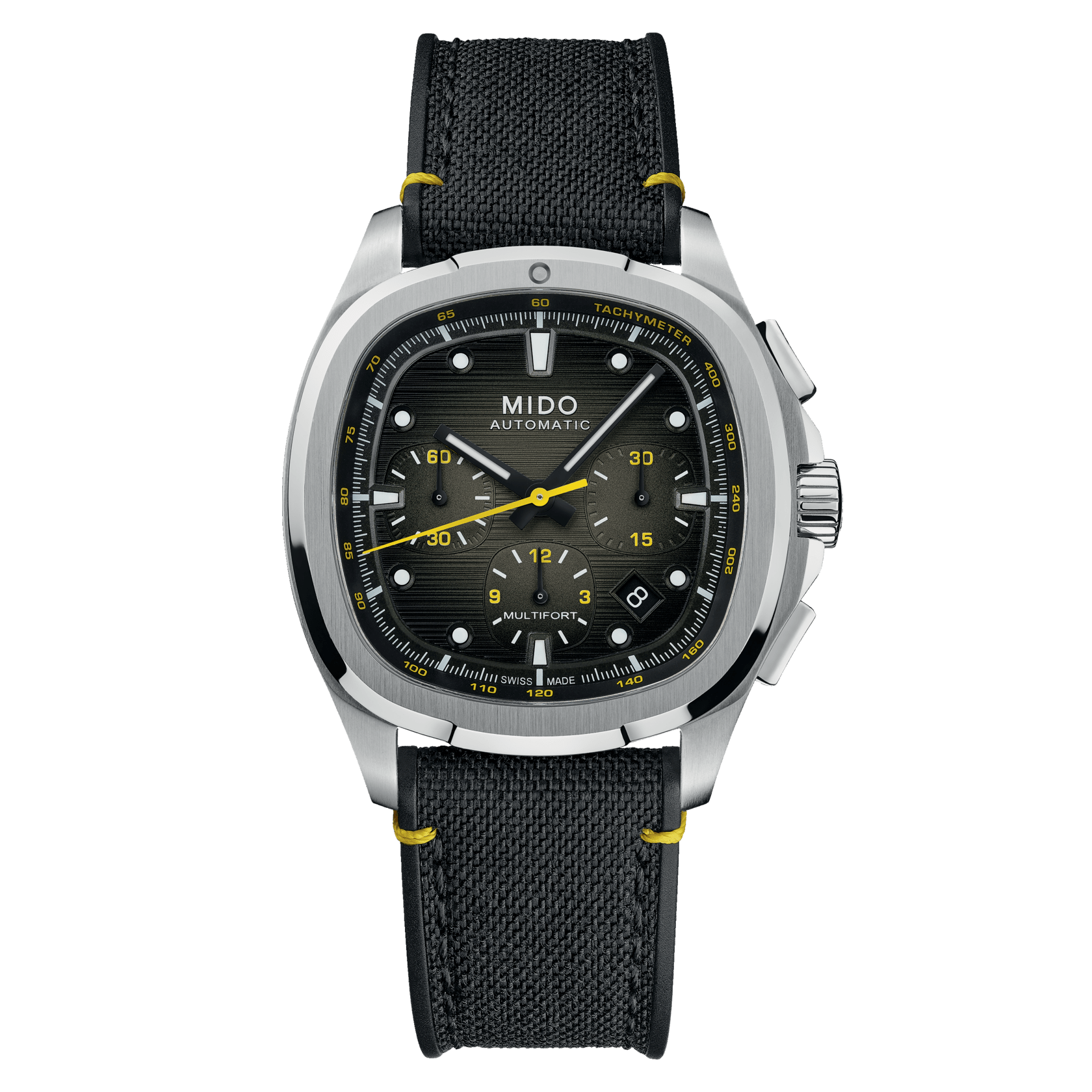 Mido Multifort TV Chronograph 42mm Grey Dial Men's Watch M0495271108100