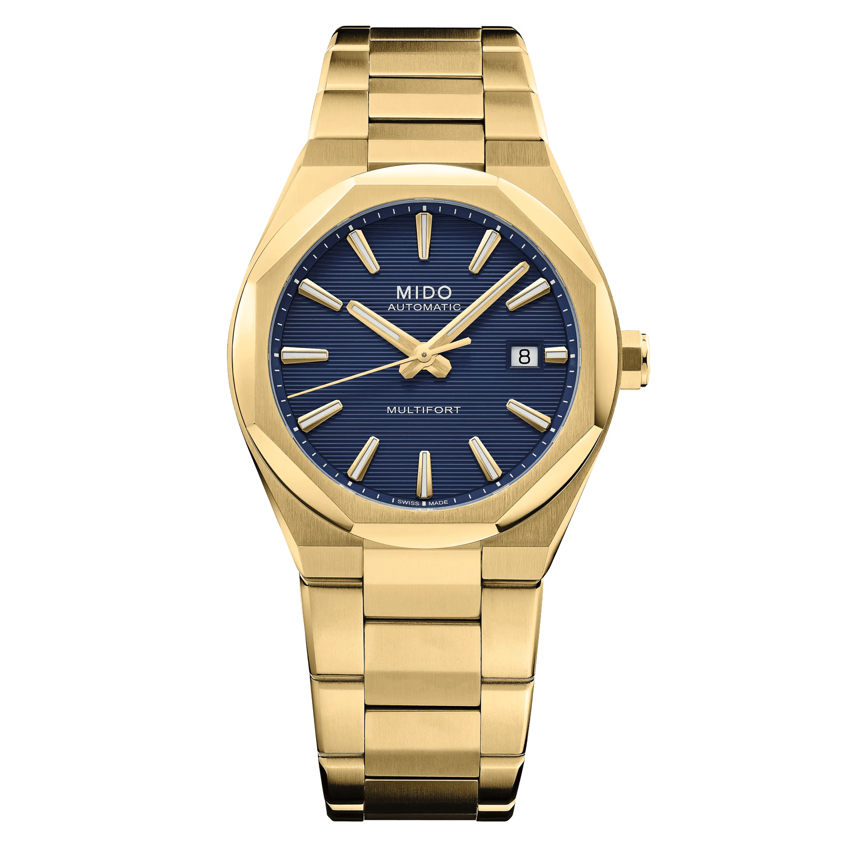 Mido Multifort 8 One Crown 40mm Blue Dial Men's Watch M0555073304100