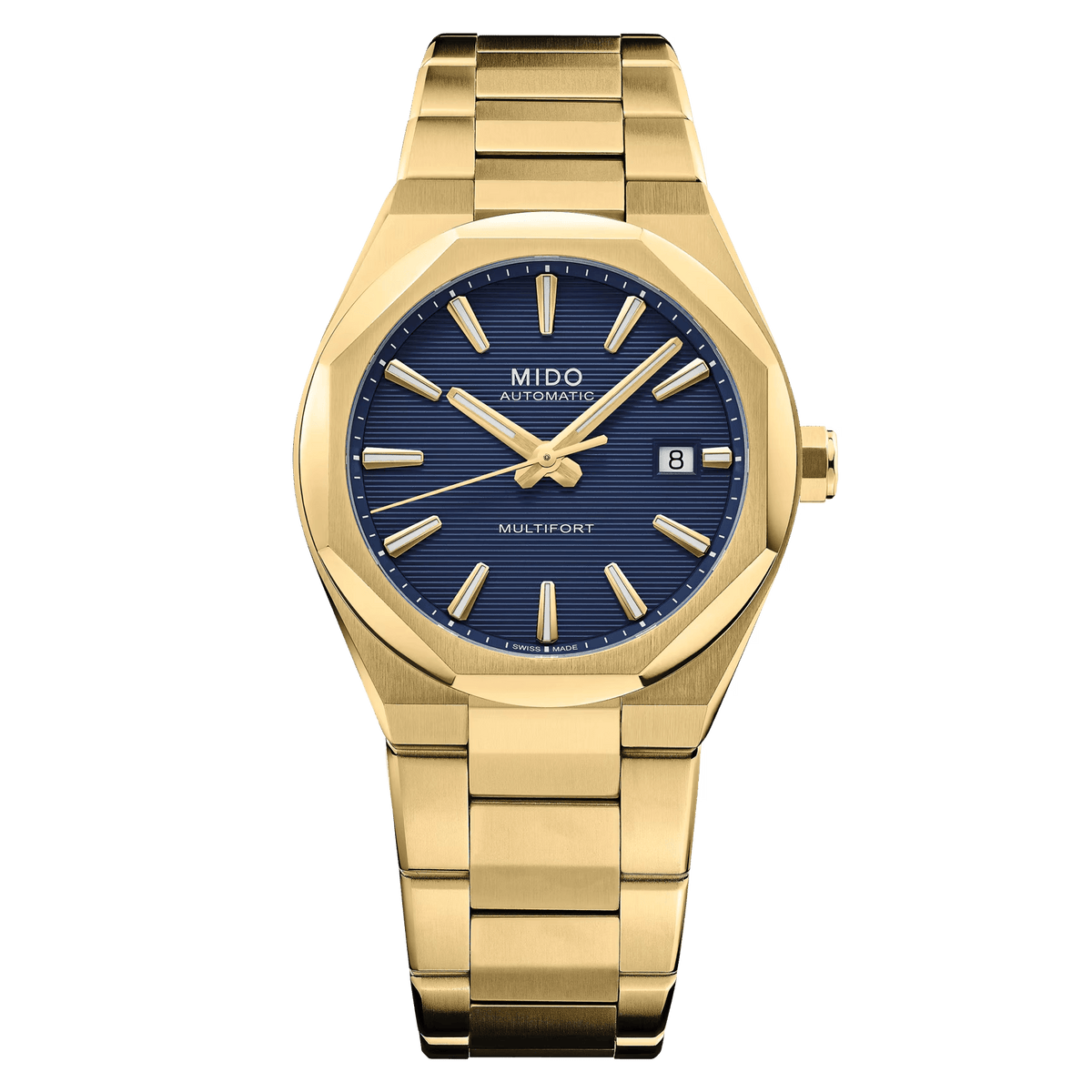 Mido Multifort 8 One Crown 40mm Blue Dial Men's Watch M0555073304100
