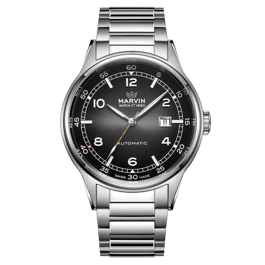 Marvin Origin 44mm Black Dial Men's Watch M108.14.49.11