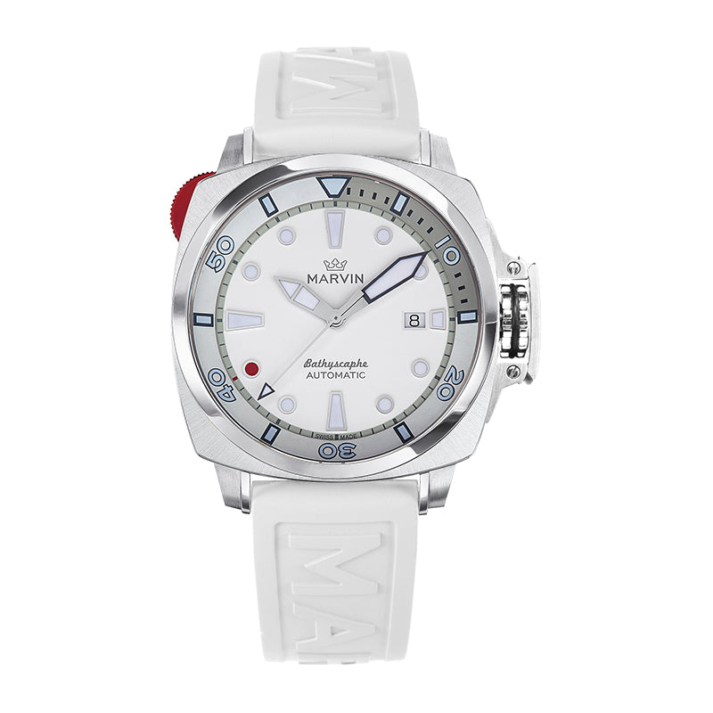 Marvin Malton Cushion 43mm Grey Dial Men's Watch M126.14.24.92.1