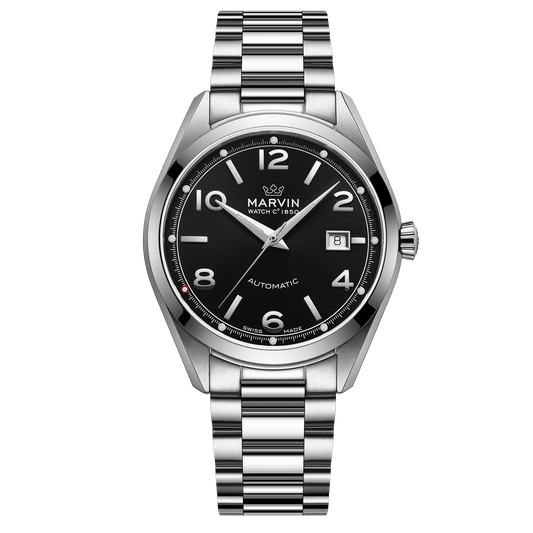 Marvin Other 41mm Black Dial Men's Watch M161.13.43.11