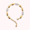 Bronzallure Nugget Bracelet with Cubic Zirconia Pavé WSBZ02514Y.WR