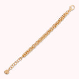 Bronzallure Polished Woven Link Bracelet WSBZ02520Y.YG