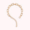 Bronzallure Polished Stirrup Bracelet WSBZ02522Y.YG