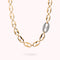 Bronzallure Maxi Mariner Link Necklace with Cubic Zirconia Pavé WSBZ02568Y.WR