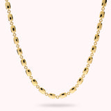 Bronzallure Polished Nugget Link Necklace WSBZ02637Y.YG-41