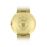 Mido Commander 1959 Silver Dial Yellow Gold-Tone PVD Men's Watch M842932113