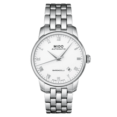 Mido Baroncelli 38mm Automatic White Dial Stainless Steel Men's Watch M86004261