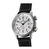Bremont Altitude MB Meteor Orange Barrel 42mm Brushed Silver Dial Men's Watch ALT42-MT-TI-SIOR-L-S