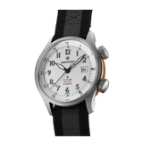 Bremont Altitude MB Meteor Orange Barrel 42mm Brushed Silver Dial Men's Watch ALT42-MT-TI-SIOR-N-S