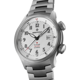 Bremont Altitude MB Meteor 42mm Brushed Silver Dial Men's Watch ALT42-MT-TI-SITI-B