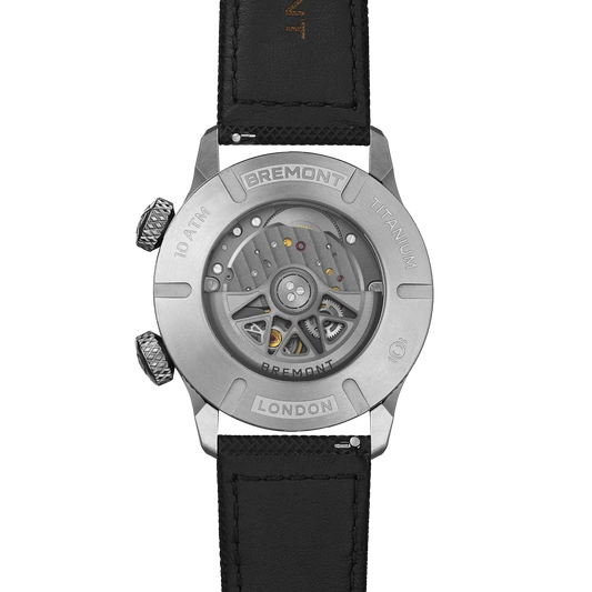 Bremont Altitude MB Meteor Orange Barrel 42mm Brushed Silver Dial Men's Watch ALT42-MT-TI-SIOR-L-S